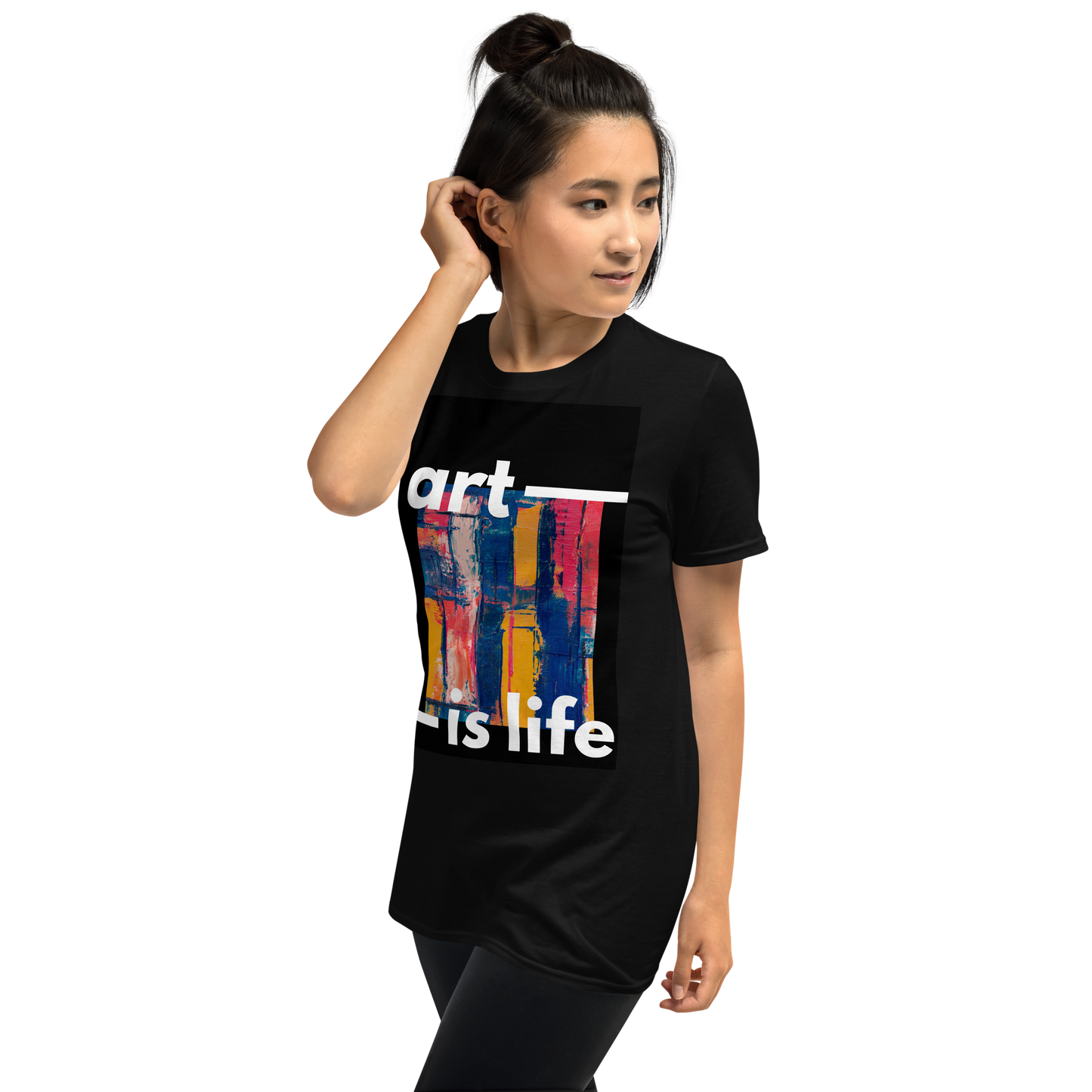 Women Art is Life T-shirt, Women Graphic Art is Life T-shirt
