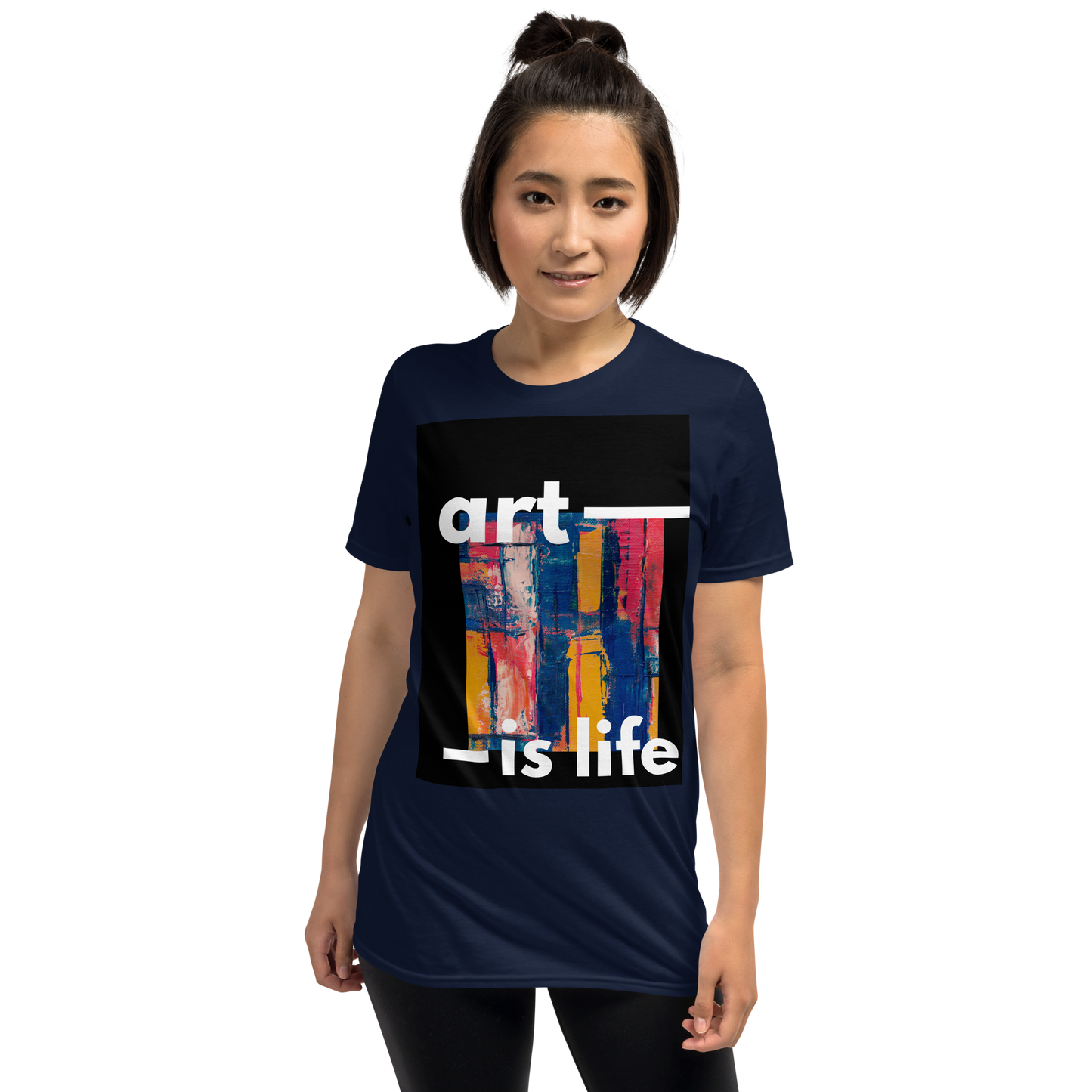 Women Art is Life T-shirt, Women Graphic Art is Life T-shirt