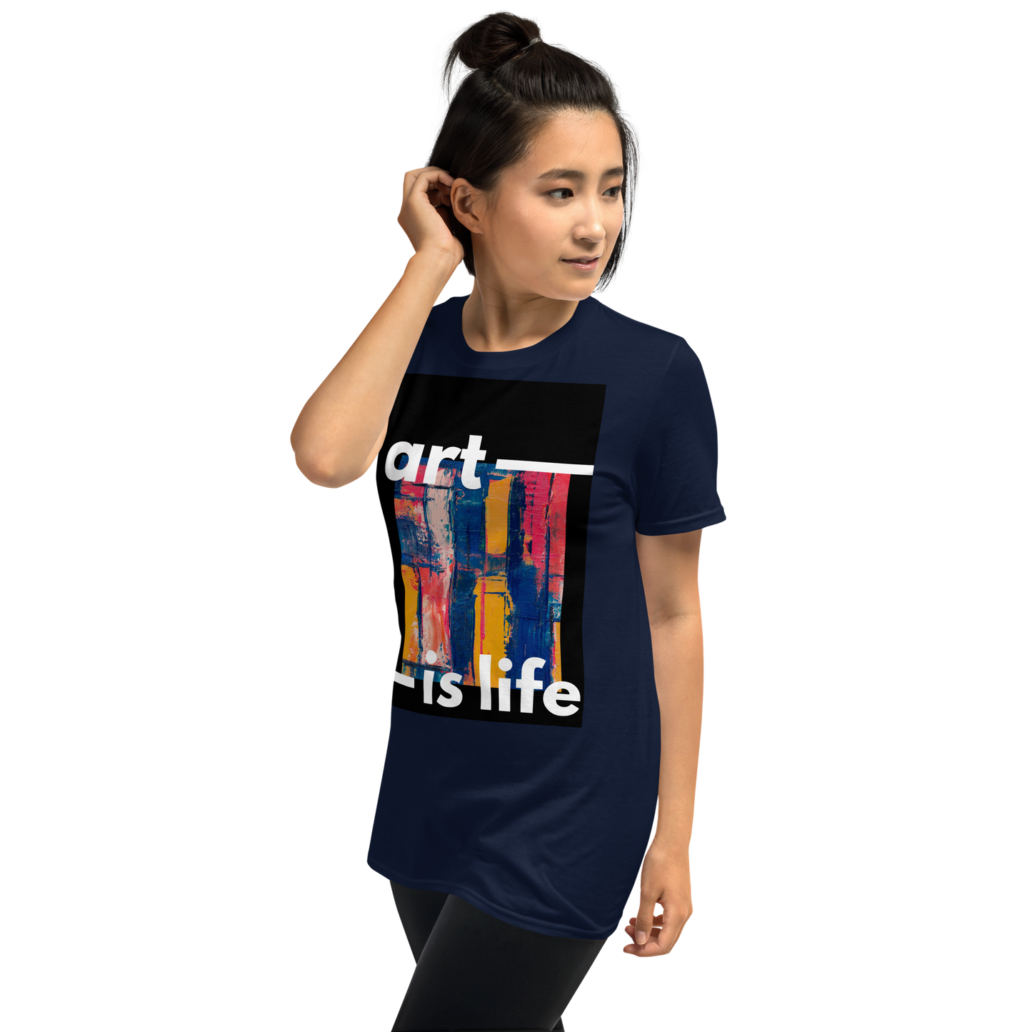 Women Art is Life T-shirt, Women Graphic Art is Life T-shirt
