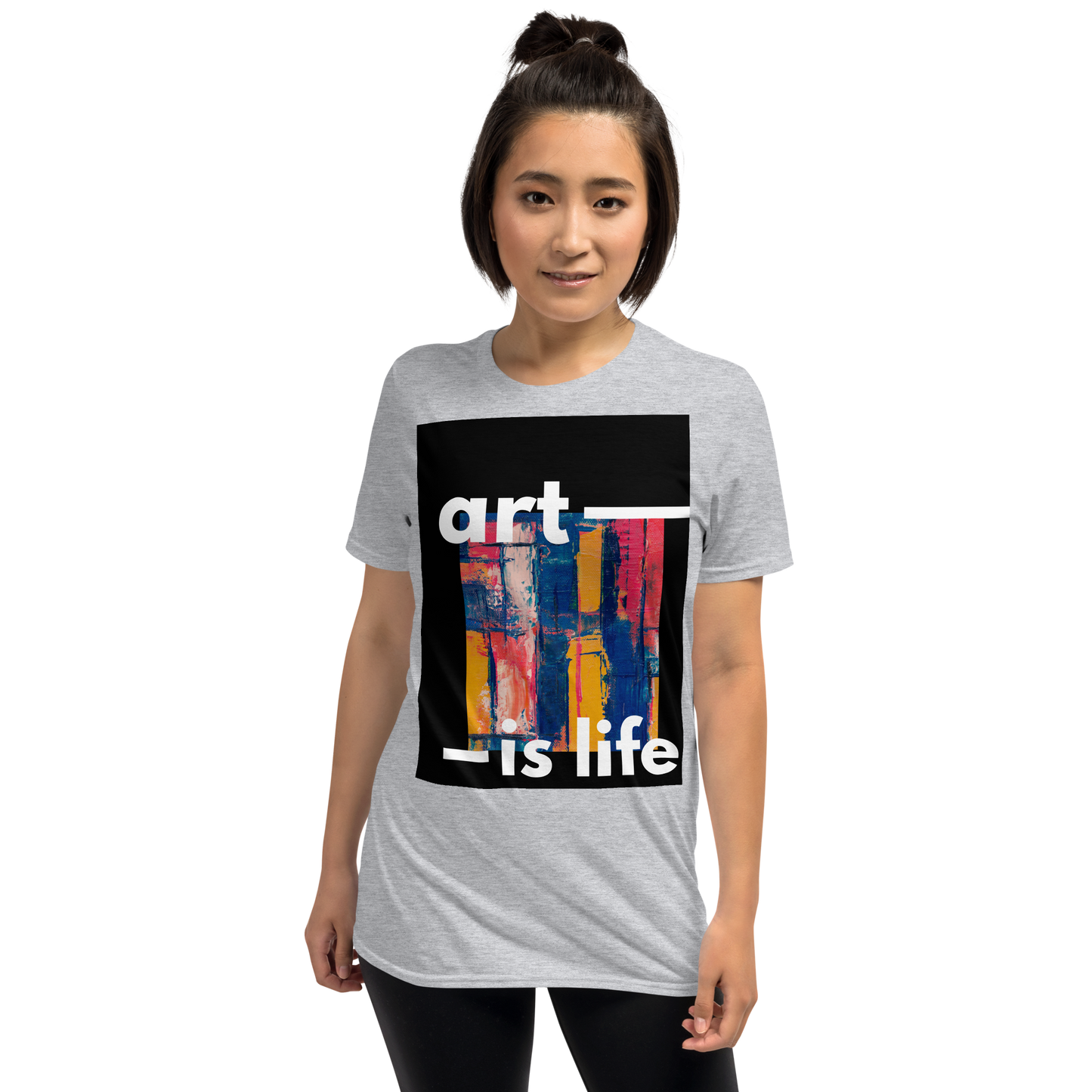 Women Art is Life T-shirt, Women Graphic Art is Life T-shirt