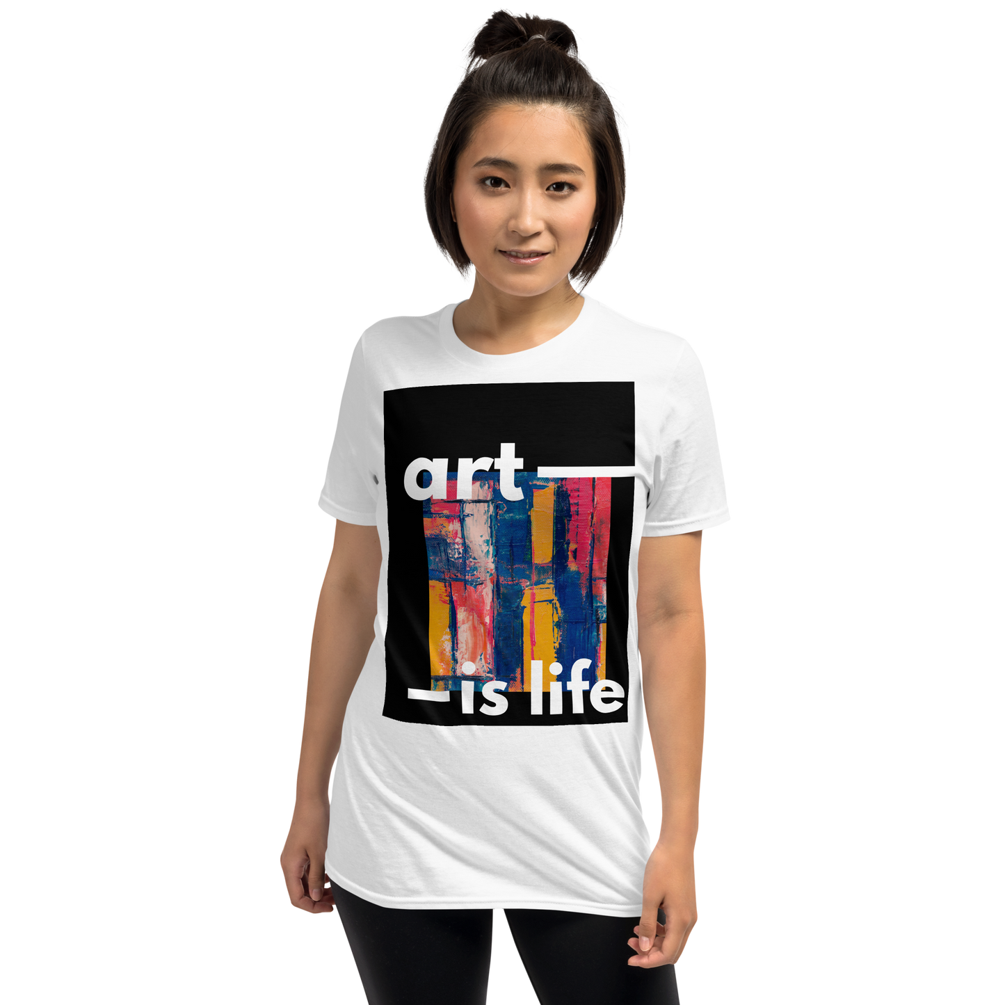 Women Art is Life T-shirt, Women Graphic Art is Life T-shirt