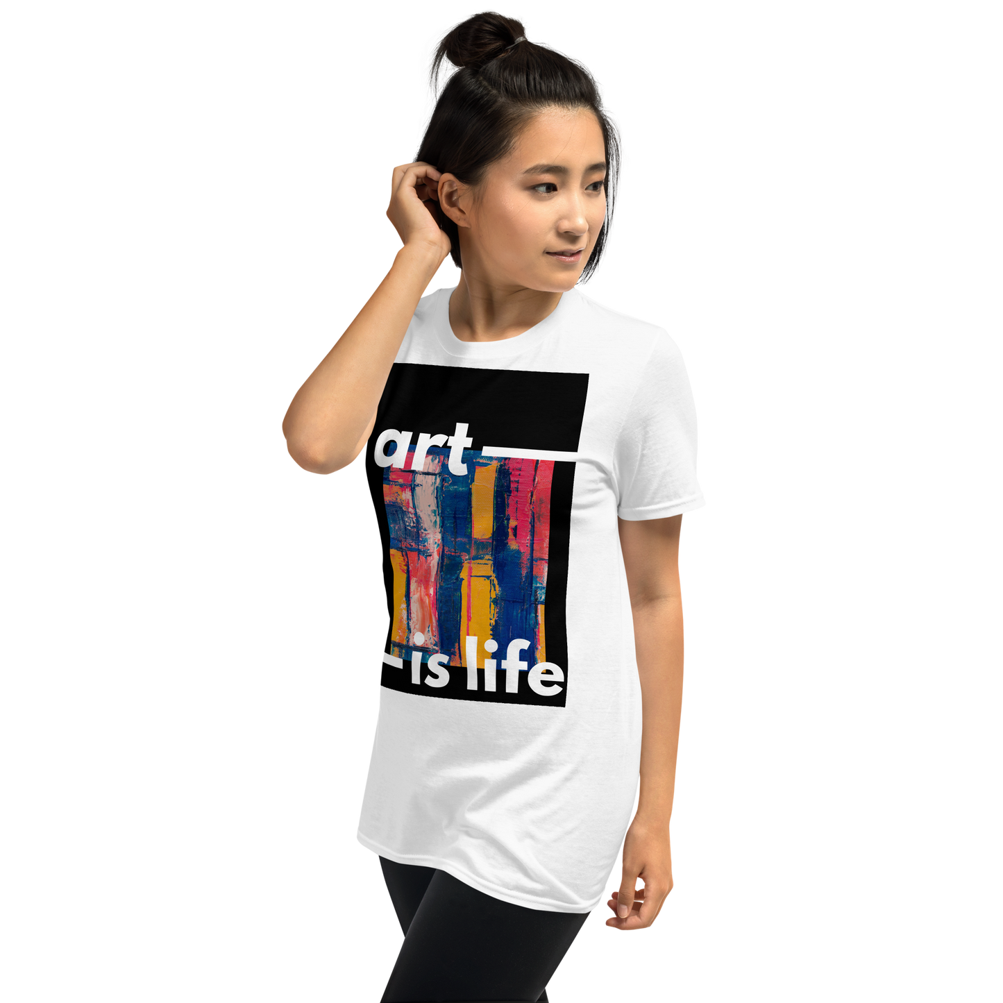 Women Art is Life T-shirt, Women Graphic Art is Life T-shirt