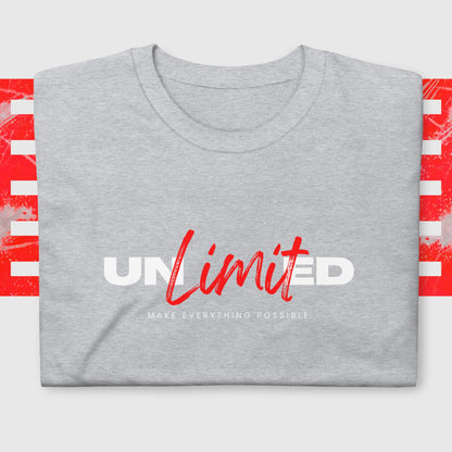 Unlimited Mens Graphic Tshirt, Make Everything Possible Tshirt