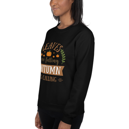 Women Fall Sweatshirt, Autumn is Calling Sweatshirt