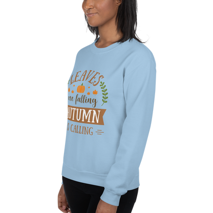 Women Fall Sweatshirt, Autumn is Calling Sweatshirt