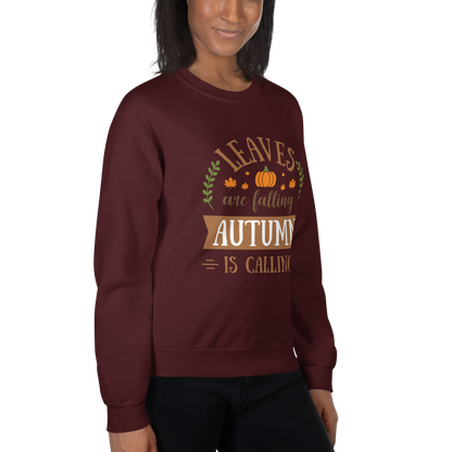 Women Fall Sweatshirt, Autumn is Calling Sweatshirt