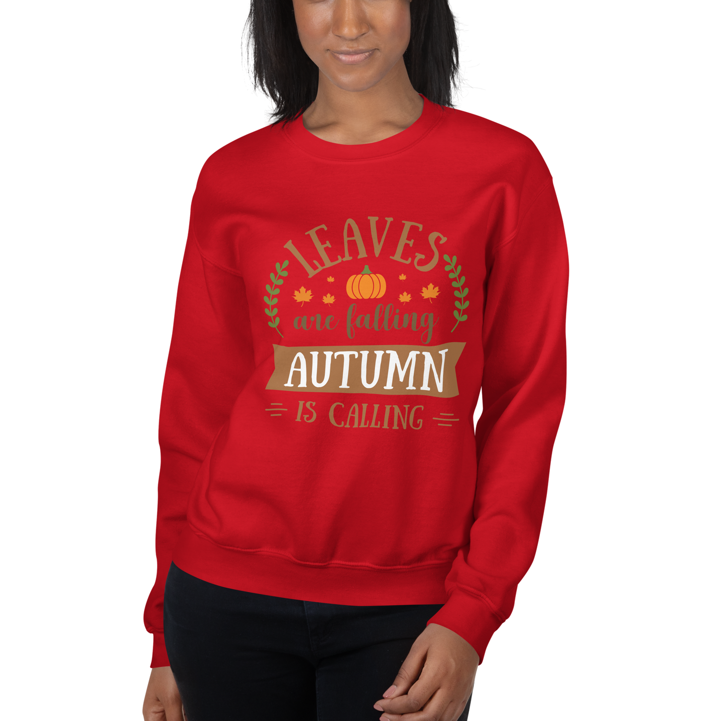 Women Fall Sweatshirt, Autumn is Calling Sweatshirt