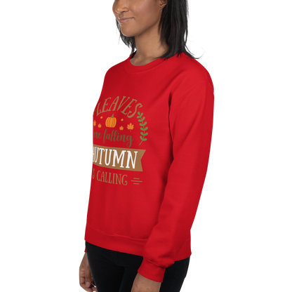 Women Fall Sweatshirt, Autumn is Calling Sweatshirt