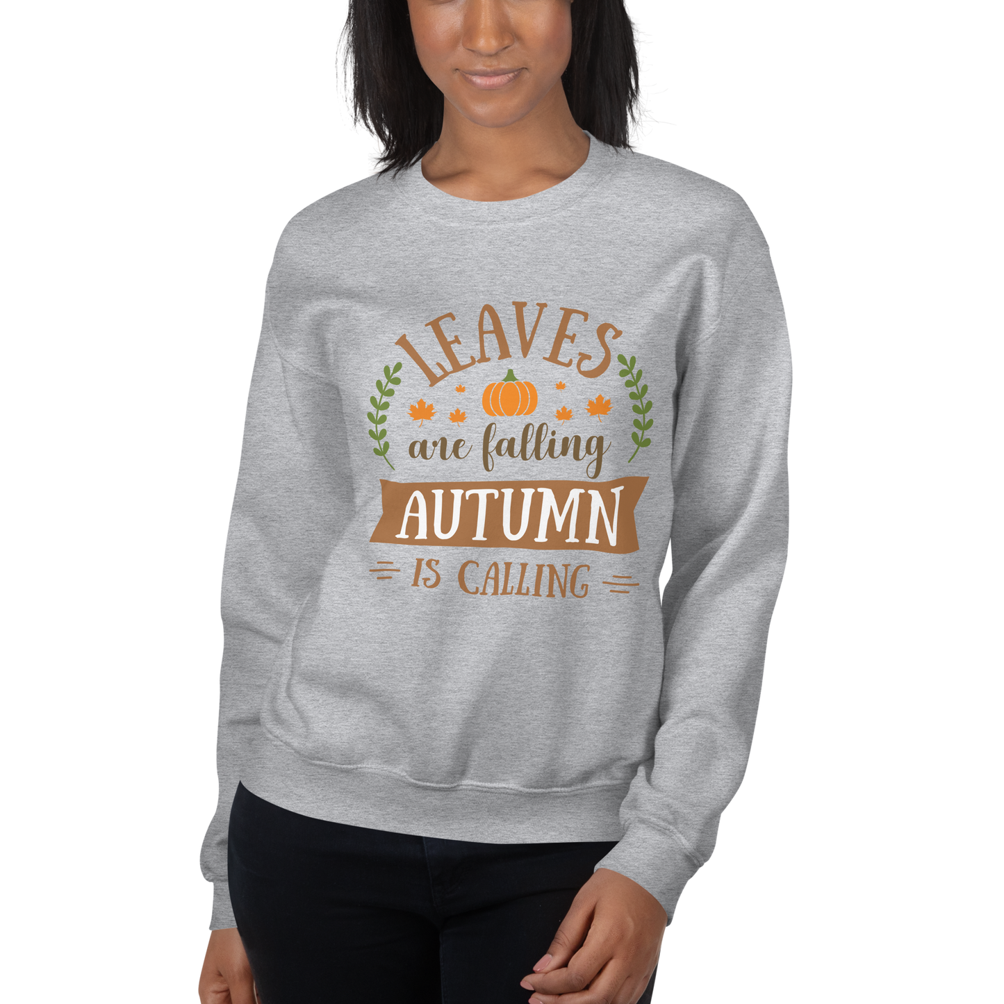 Women Fall Sweatshirt, Autumn is Calling Sweatshirt