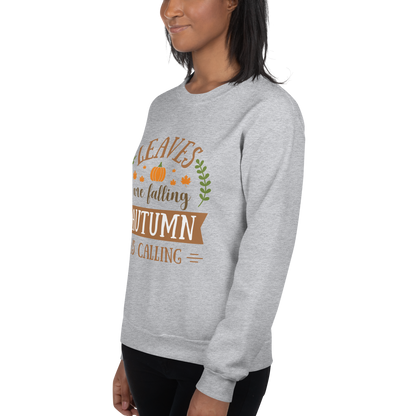 Women Fall Sweatshirt, Autumn is Calling Sweatshirt