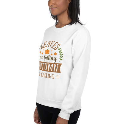 Women Fall Sweatshirt, Autumn is Calling Sweatshirt